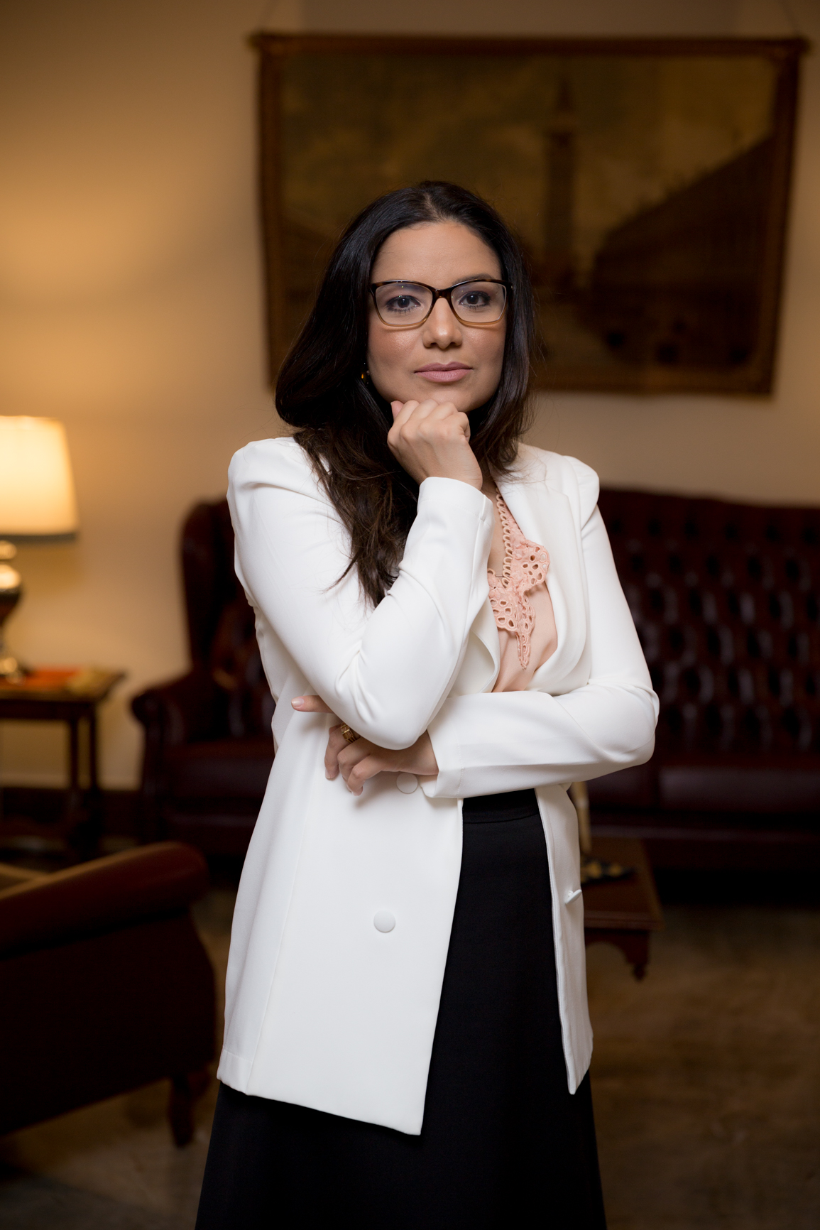 Christiane Xavier Ramos Magalhães durante atendimento online